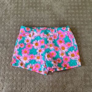 Floral Girls Jean Shorts